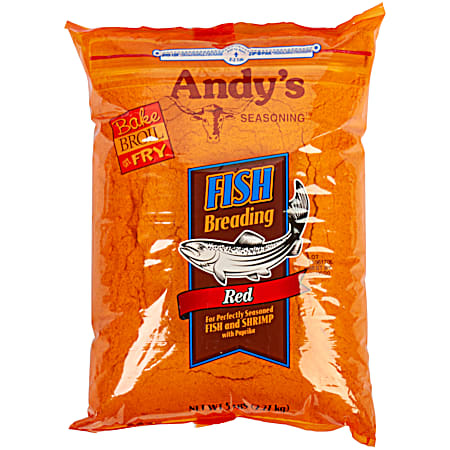 Andy's Red Fish Breading 5LB