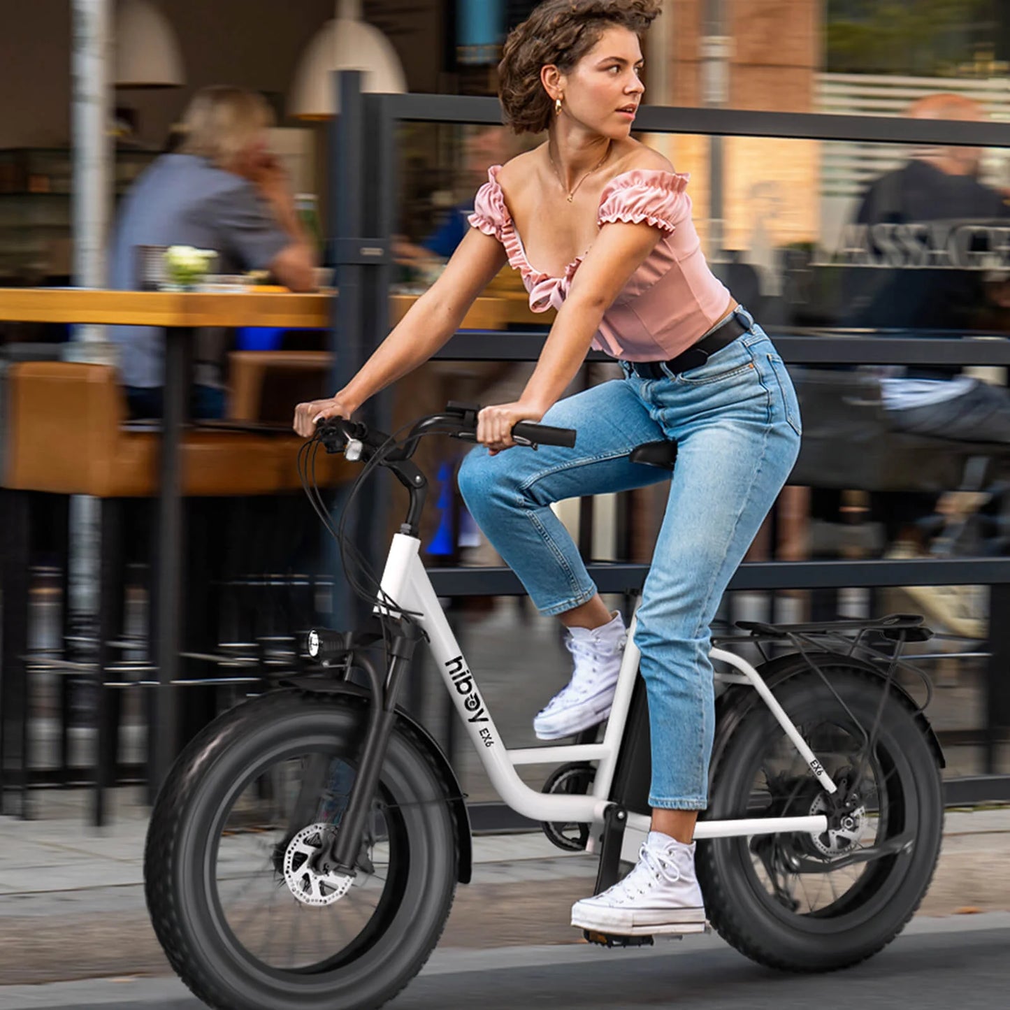 EX6 Step-thru Fat Tire Electric Bike