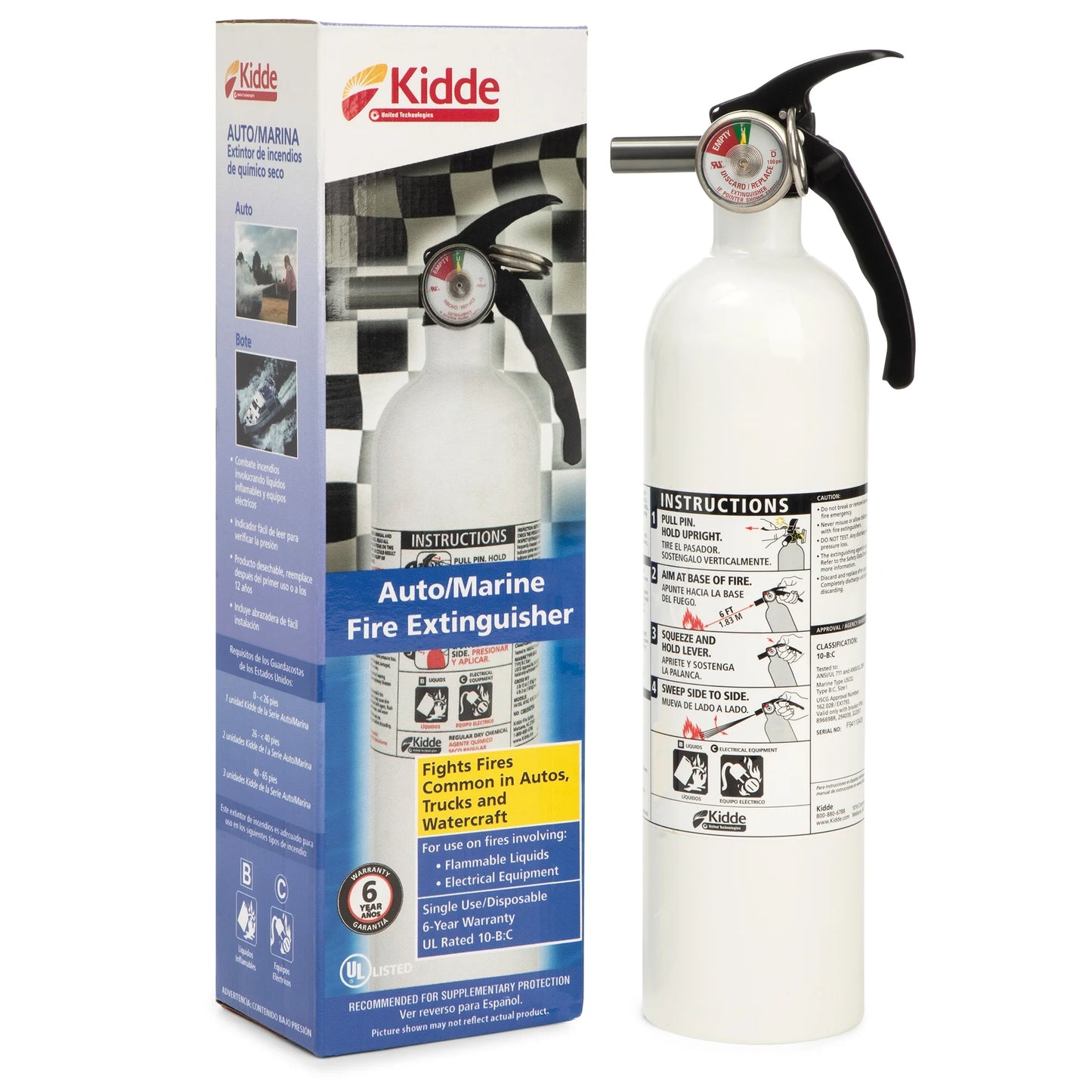 Kidde Auto/Marine Fire Extinguisher