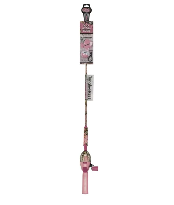 Realtree Edge no Tangle Youth Spincast Fiberglass Combo