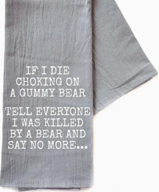 Killed by a Bear Towel