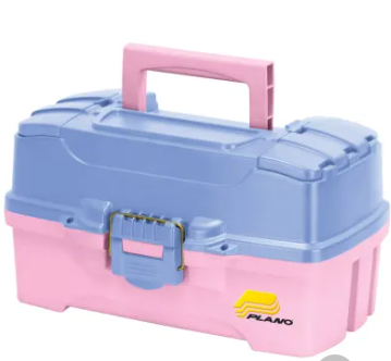 Plano Periwinkle & Pink 2-Tray Tackle Box
