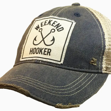 Weekend Hooker Distressed Trucker Hat