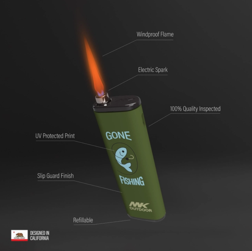 Mk Lighter Outdoor Series, Alpine Set, Windproof Flame
