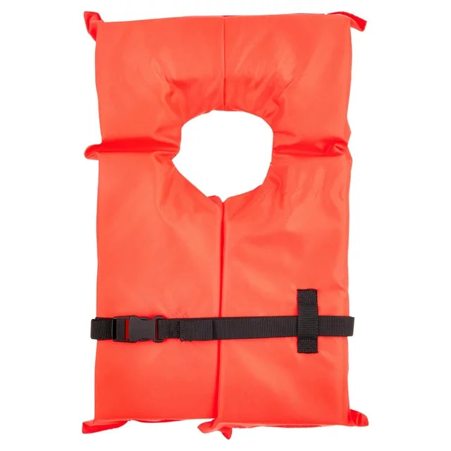 X2O Coast Guard Approved Type II Adult Life Jacket, Orange