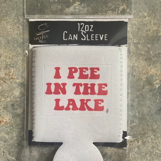 "I Pee in the Lake" Neoprene Can Sleeve
