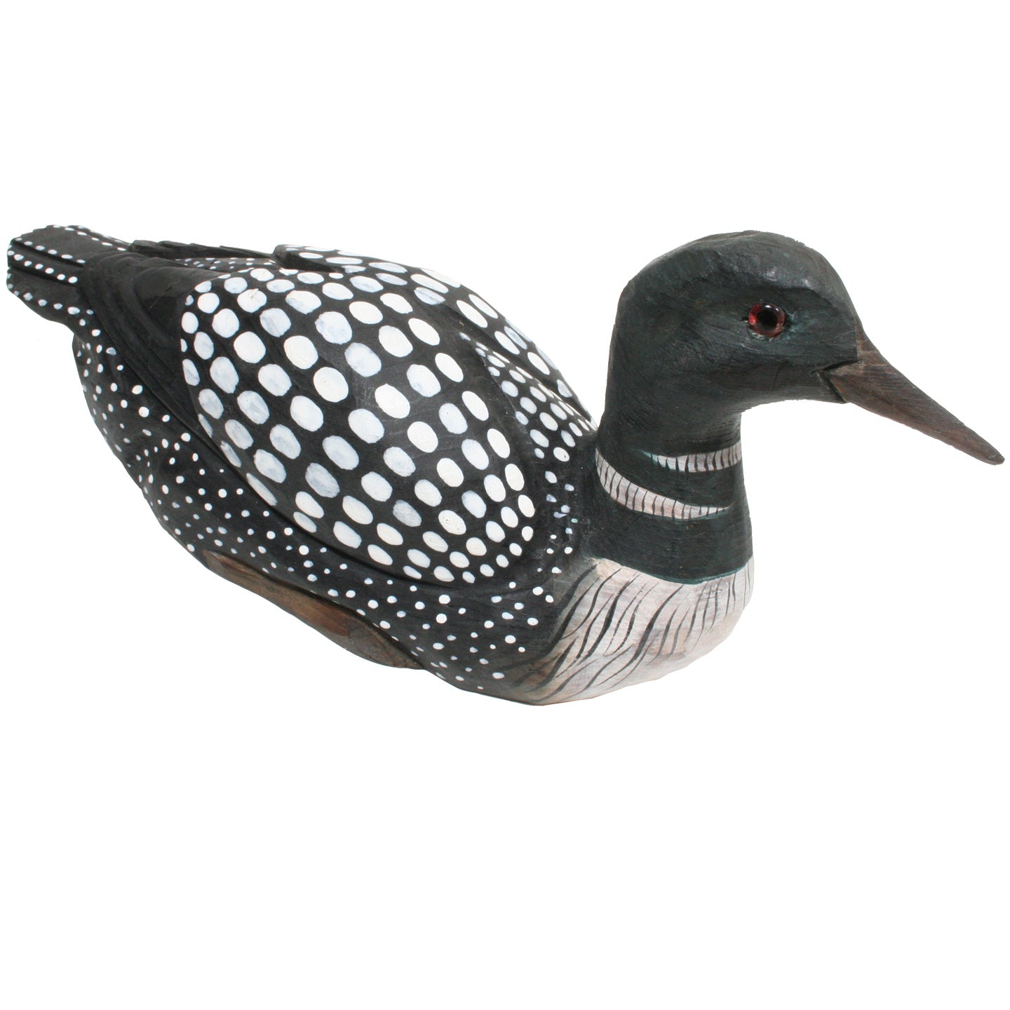Loon Wood Carved 10"