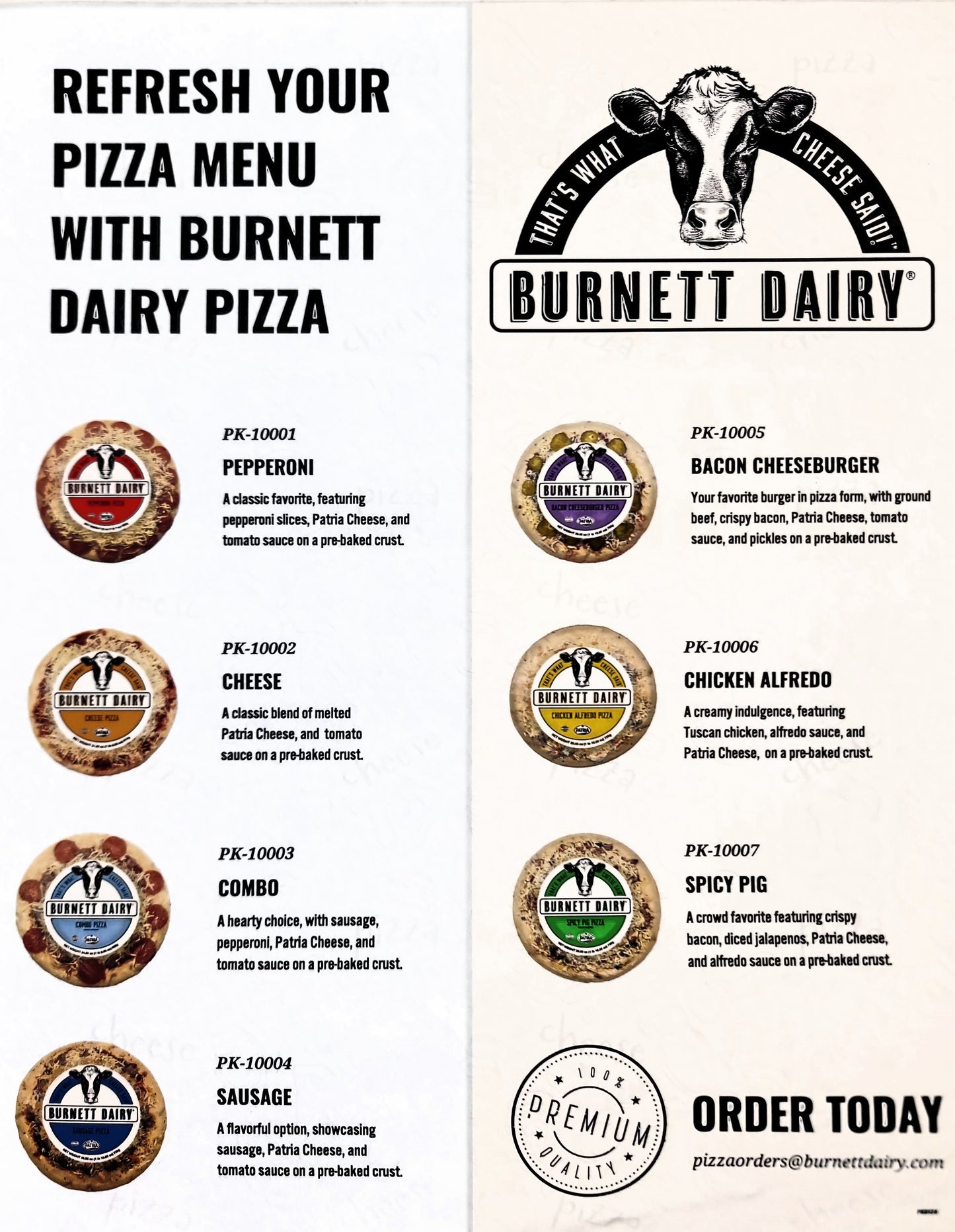 Burnette Dairy Pizza