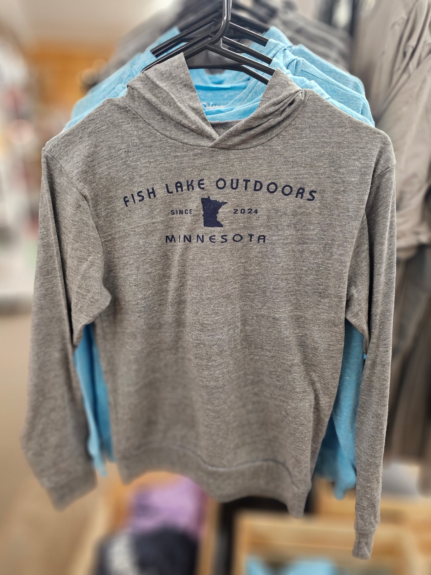 Youth FLO Triblend Hooded Long Sleeve