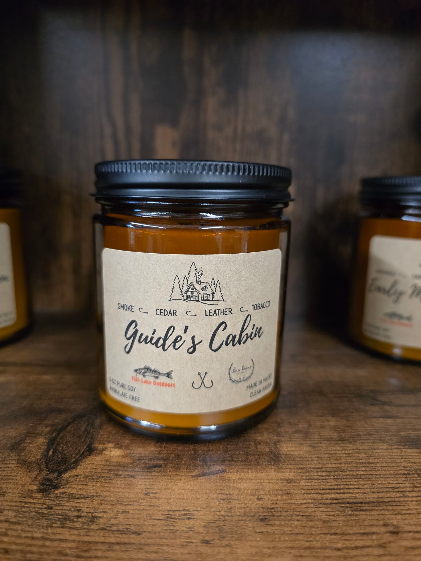 Fish Lake Outdoors X Clean Haven Naturals Candles