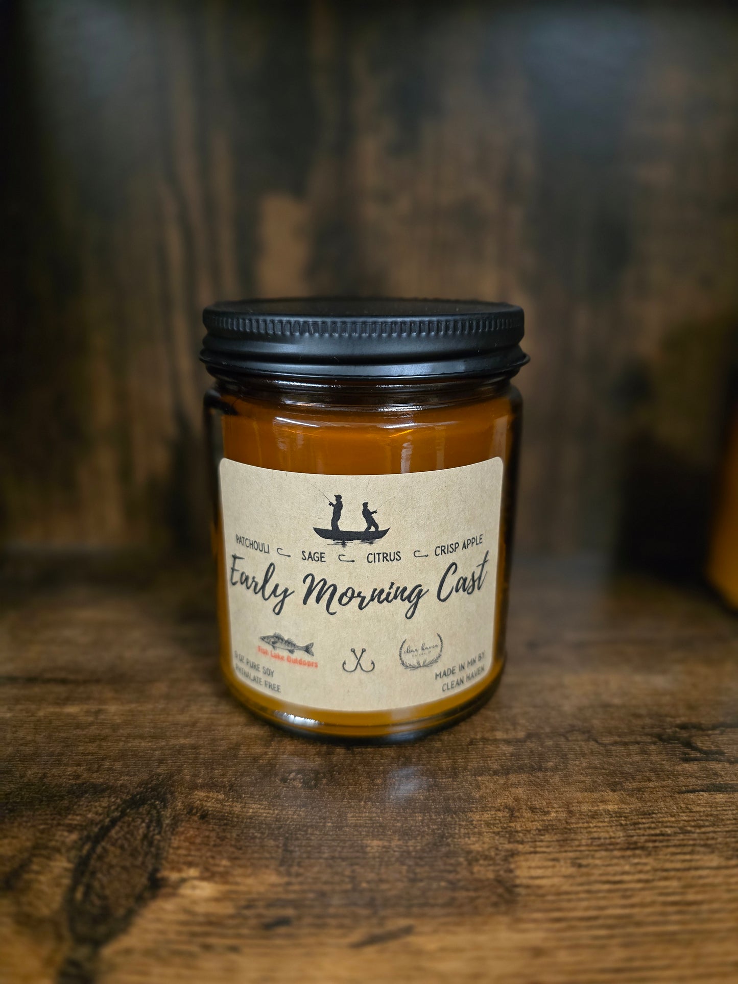 Fish Lake Outdoors X Clean Haven Naturals Candles