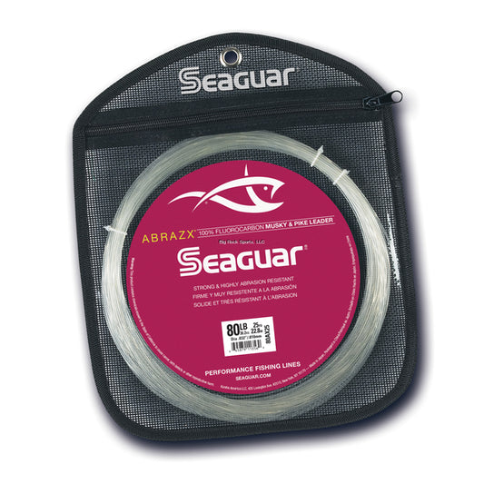 Seaguar AbrazX 100% Fluorocarbon Musky Leader