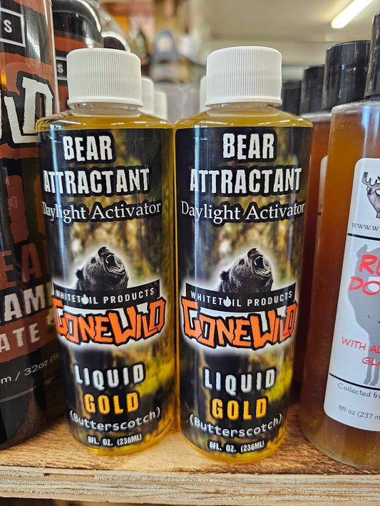 Whitetail Products Gone Wild - Liquid Gold Butterscotch Caramel Aroma 8oz Bear Attractant