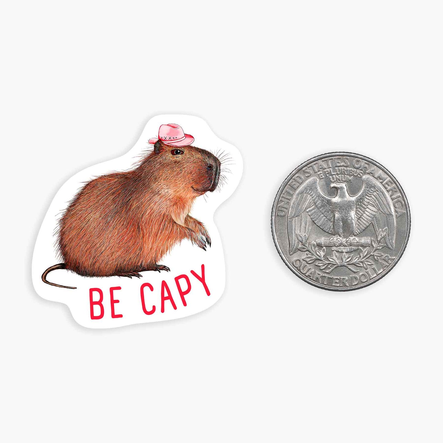 Live a Capy Life - Mini Sticker
