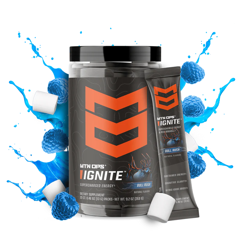 MTN OPS ignite blue raspberry lemonade on the go pack