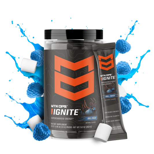 MTN OPS ignite blue raspberry lemonade on the go pack
