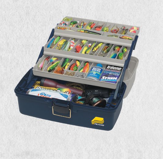 Plano Tackle Box XL 3-Tray Blue/Silver