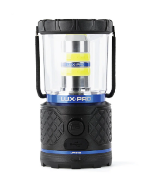 Luxpro Lantern 1100 Lumen Rechargeable