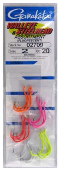 Gamakatsu Walleye & Steelhead Assortment Fluorescent