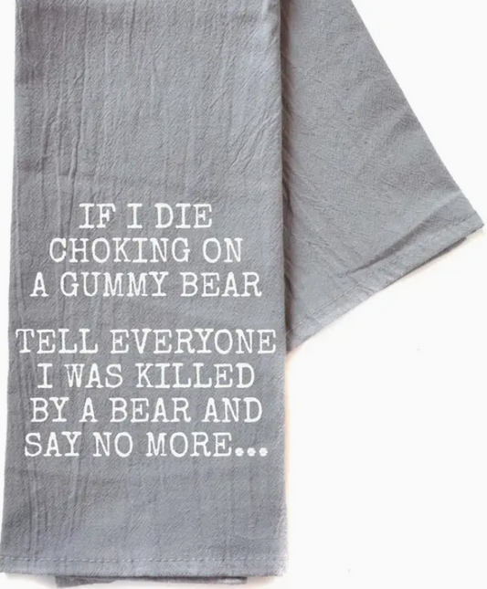 Killed by a Bear Towel