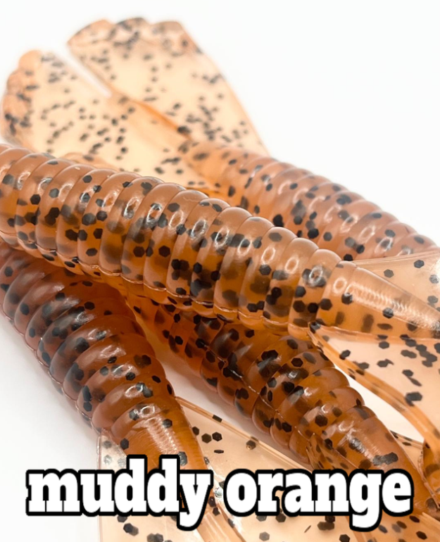 Nate's Bait 5" Stick Bait Muddy Orange