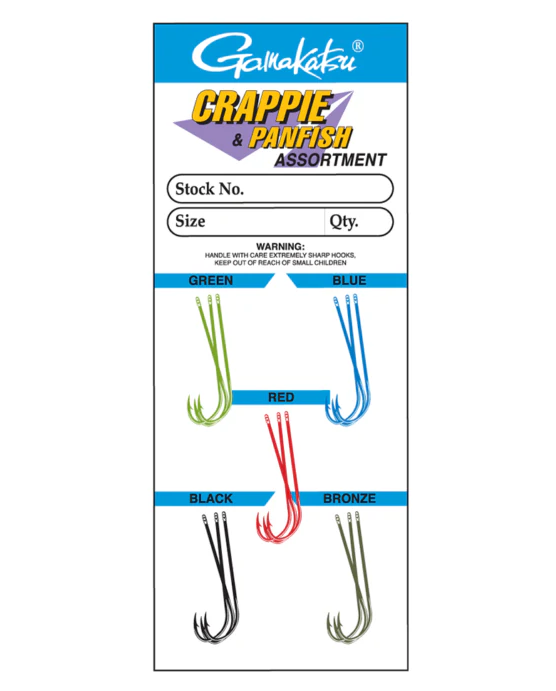 Gamakatsu Crappie Assorted Hooks 15pk