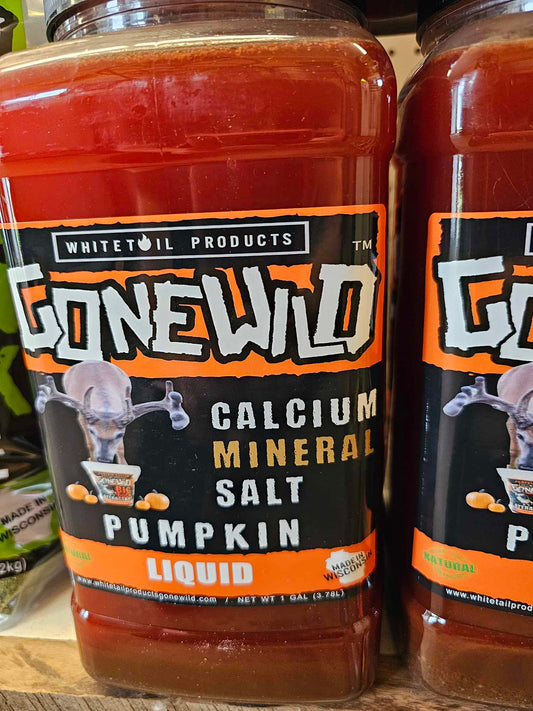 Whitetail Products Gone Wild - Pumpkin Calcium Mineral Salt 1 Gal Liquid