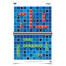 EZE-SCORER™ 23" X 35" BATTLE AT SEA™ - 5 PAPER TARGETS (FOLDED)