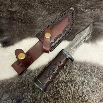 Grizzly Timberline Damascus Knife (Compact)