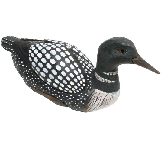 Loon Wood Carved 10"