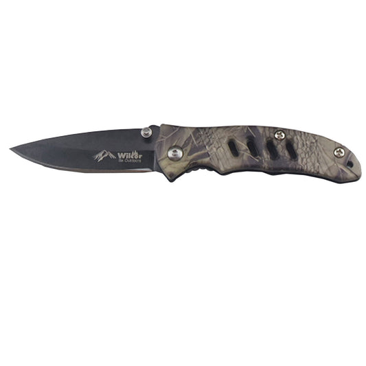 Green Camo Knife 3"