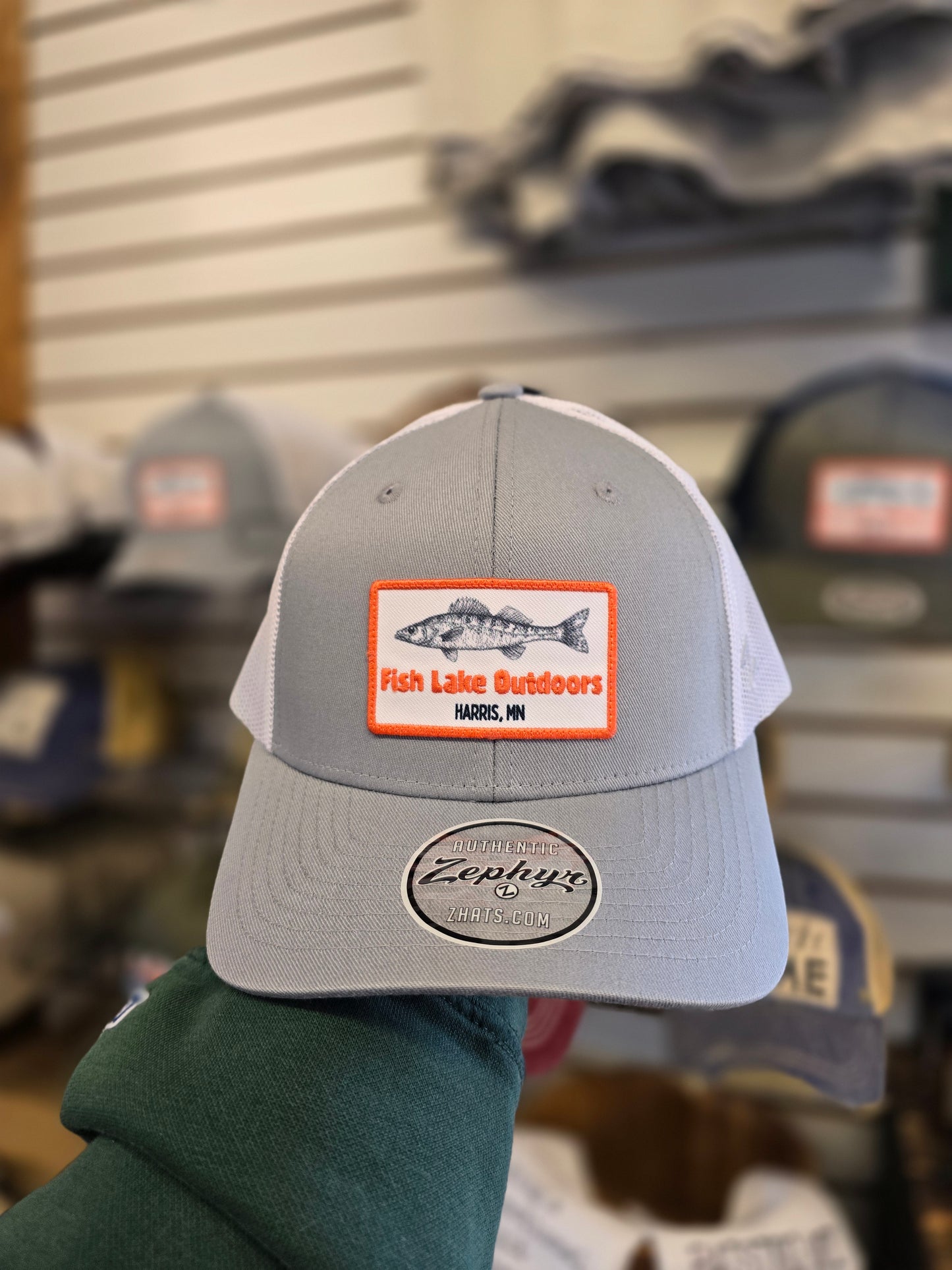 Fish Lake Outdoors Logo Hats