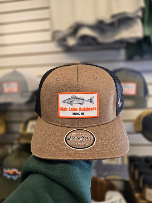 Fish Lake Outdoors Logo Hats