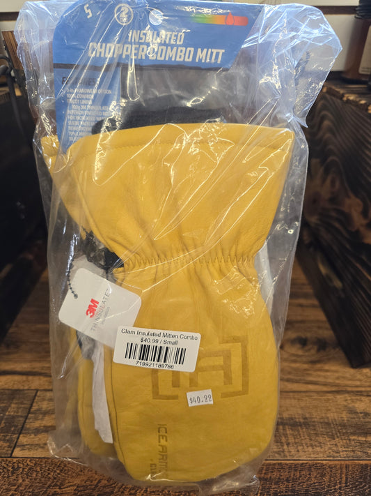 Clam Insulated Mitten Combo